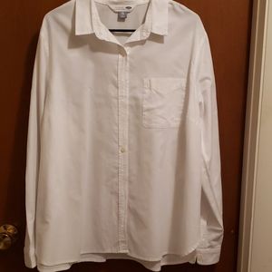 Womens Plus Size Button Down Shirt